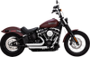 Vance & Hines #17333-22 - Shortshots Staggered PCX Exhaust System - Chrome
