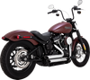 Vance & Hines #17333-22 - Shortshots Staggered PCX Exhaust System - Chrome