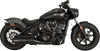 Vance & Hines #48627 - Hi-Output Slip-On Muffler - Black - Indian Scout/Bobber