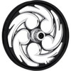 RC Components #23375-9031-85E - Wheel - Savage Eclipse - Front - Dual Disc/without ABS - Black Eclipse - 23x3.75 - '08-'23 FLT