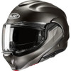 HJC #EH06NUS7SFTV - F100 Modular Helmet - Solid - Semi-Flat Titanium - XL