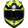 AGV #2118399004-006-L - K7 Helmet - Glimpse - Matte Black/Yellow Fluo - Large