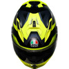 AGV #2118399004-006-L - K7 Helmet - Glimpse - Matte Black/Yellow Fluo - Large