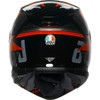 AGV #2118399004-009-M - K7 Helmet - Taurax - Black/Red - Medium
