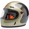 Biltwell #1006-5100-505 - Gringo SV Helmet - Tracker - Gloss Metallic Champagne/Charcoal - XL