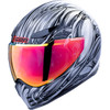 Icon - Domain™ Helmet - Nouveau - Silver - Large