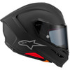 Alpinestars #8202126-110-L - Supertech R7 Helmet - 22.06 - Solid - Matte Black - Large