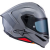 Alpinestars #8202126-1635-XS - Supertech R7 Helmet - 22.06 - Solid - Gloss Gray - XS