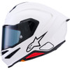 Alpinestars #8202126-2180-XL - Supertech R7 Helmet - 22.06 - Solid - Gloss White - XL