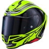 Alpinestars #8202826-5021-XS - Supertech R7 Helmet - Zeal - 22.06 - Gloss Yellow Fluo/Black/White - XS