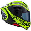 Alpinestars #8202826-5021-XS - Supertech R7 Helmet - Zeal - 22.06 - Gloss Yellow Fluo/Black/White - XS