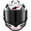 Alpinestars #8203426-1353-XS - Supertech R7 Helmet - 22.06 - A-Core - Gloss Black/White/Red - XS