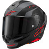 Alpinestars #8203426-1653-XS - Supertech R7 Helmet - 22.06 - A-Core - Matte Black/Gray/Red - XS