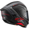 Alpinestars #8203426-1653-M - Supertech R7 Helmet - 22.06 - A-Core - Matte Black/Gray/Red - Medium