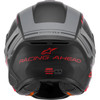 Alpinestars #8203426-1653-M - Supertech R7 Helmet - 22.06 - A-Core - Matte Black/Gray/Red - Medium