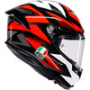AGV #2118395016-029-XXL - K6 S Helmet - Braven - Black/Red/White - 2XL