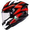 AGV #2118395016-029-XXL - K6 S Helmet - Braven - Black/Red/White - 2XL