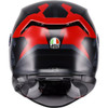 AGV #2118399004-015-S - K7 Helmet - Glimpse - Matte Black/Red - Small