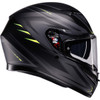 AGV #2118381004-026-M - K3 Helmet - Syth - Matte Black/Yellow Fluo - Medium