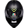 AGV #2118381004-026-M - K3 Helmet - Syth - Matte Black/Yellow Fluo - Medium