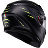 AGV #2118381004-026-XXL - K3 Helmet - Syth - Matte Black/Yellow Fluo - 2XL