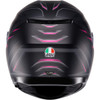 AGV #2118381004-025-S - K3 Helmet - Syth - Matte Black/Pink - Small
