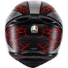 AGV #2118394018-073-S - K1 S Helmet - Speedarmor - Matte Black/Gray/Red - Small