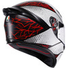 AGV #2118394018-073-XL - K1 S Helmet - Speedarmor - Matte Black/Gray/Red - XL