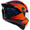 AGV #2118394018-074-XL - K1 S Helmet - Speedarmor - Black/Orange/Blue - XL