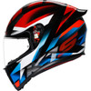 AGV #2118394018066S - K1 S Helmet - Fastlap - Black/Red/Blue - Small