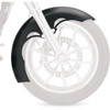 Klock Werks #KWF-01-0106 - Tude Front Fender - Black - 16"-19" - HD Touring/Trike
