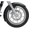 Klock Werks #KWF-01-0112 - Level Front Fender - Black - 16"-19" - HD Touring/Trike