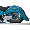 Klock Werks #KWF-02-0400 - Benchmark 4" Stretched Rear Fender - Frenched - Unfinished - For Custom Application - HD