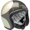 Biltwell #1001-589-202 - Bonanza Helmet - Scallop - Metallic Charcoal/Champagne - Small
