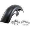 Klock Werks #KWF-03-0014 - P-Tom Front Fender - Black - 19" - HD Dyna/Softail