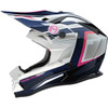 Moose Offroad - MR3 Helmet - F.A.F. - White/Navy/Pink - Small