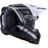 Alpinestars #8300826-1546-XS - SM3 Helmet - Radium - Gloss Black/White/Gray - XS