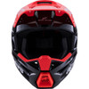 Alpinestars #8300826-1553-XS - SM3 Helmet - Radium - Gloss Black/Red Fluo/White - XS