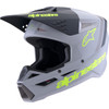 Alpinestars #8300826-9510-XXL - SM3 Helmet - Radium - Matte Gray/Black/Yellow Fluo - 2XL