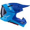 Alpinestars #8301023-7282-XXL - Supertech M10 Helmet - Flood - MIPS® - Blue/Black Carbon - 2XL