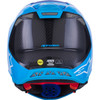 Alpinestars #8301023-7282-XXL - Supertech M10 Helmet - Flood - MIPS® - Blue/Black Carbon - 2XL
