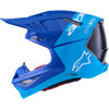 Alpinestars #8301023-7282-XXL - Supertech M10 Helmet - Flood - MIPS® - Blue/Black Carbon - 2XL