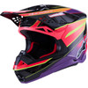 Alpinestars #8301223-3145-L - Supertech M10 Helmet - MIPS® - Era - Gloss Pink/Violet/Yellow Fluo - Large