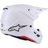 Alpinestars #8301426-2180-XL - SM7 Helmet - Solid - Gloss White - XL