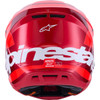 Alpinestars #8301826-3127-XS - SM7 Helmet - Core - Gloss Red - XS