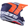 Alpinestars #8301826-408-L - SM7 Helmet - Core - Matte Orange/Blue - Large