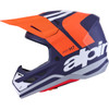 Alpinestars #8301826-408-XXL - SM7 Helmet - Core - Matte Orange/Blue - 2XL