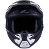 Alpinestars #8302226-1121-L - SM7 Helmet - Dasher - Matte Black/White - Large