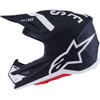 Alpinestars #8302226-1121-XL - SM7 Helmet - Dasher - Matte Black/White - XL