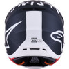 Alpinestars #8302226-1121-XXL - SM7 Helmet - Dasher - Matte Black/White - 2XL